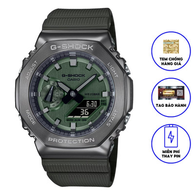 Đồng Hồ Casio Nam Dây Nhựa Chính Hãng GSHOCK GM-2100B-3ADR