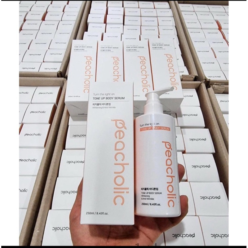 Kem Body Peacholic Nâng Tone Dưỡng Trắng  250ml