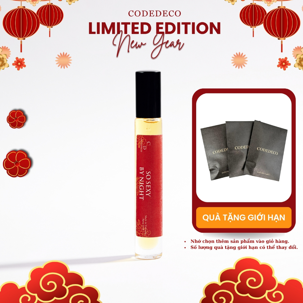 Tinh dầu thơm CODEDECO So Sexy By Night 10ml dạng xịt