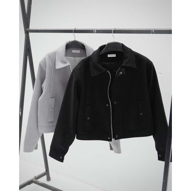Alan Jacket by ImperfectionStu - Áo khoác da lộn form boxy