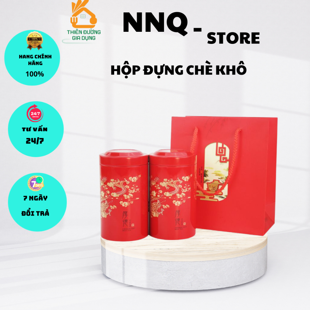 Hộp đựng chè là sản phẩm tiện ích, an toàn và đẹp mắt TVQ Store