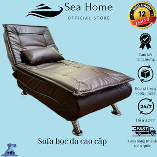 Ghế sofa thư giãn bằng da 175x70x45cm TẰNG GỐI- 3 chế độ ghế lười nằm thư giãn phòng khách phòng ngủ - ghế sofa giường