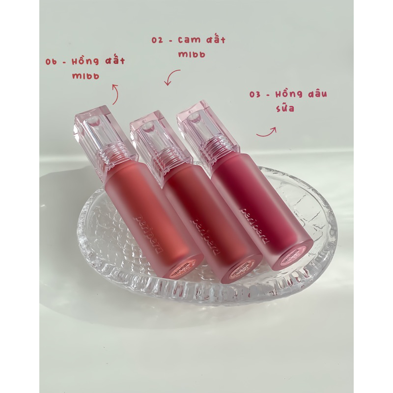 💖 Son Nước Bóng Nhẹ 𝗣𝗲𝗿𝗶𝗽𝗲𝗿𝗮 𝗪𝗮𝘁𝗲𝗿 𝗕𝗮𝗿𝗲 𝗧𝗶𝗻𝘁 ✨