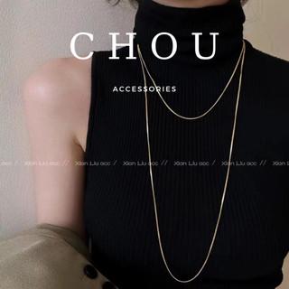 Dây chuyền titan sợi mì basic | chou accessories |