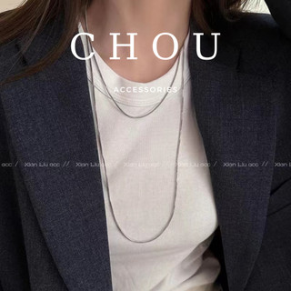 Dây Chuyền, Vòng Cổ Titan Không Đen Gỉ Sợi Mì Basic | CHOU ACCESSORIES |