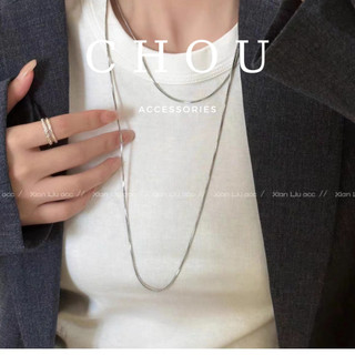 Dây Chuyền, Vòng Cổ Titan Không Đen Gỉ Sợi Mì Basic | CHOU ACCESSORIES |