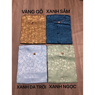 ĐỒ BỘ BÀ BA VẢI GẤM LỤA TẦM TAY NGẮN