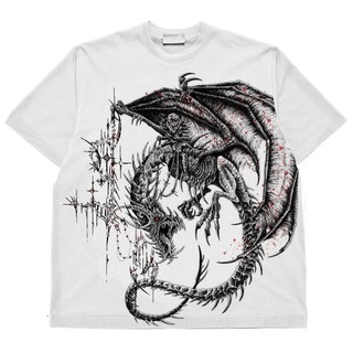 Áo thun dragon punk manga master unisex cotton cổ tròn
