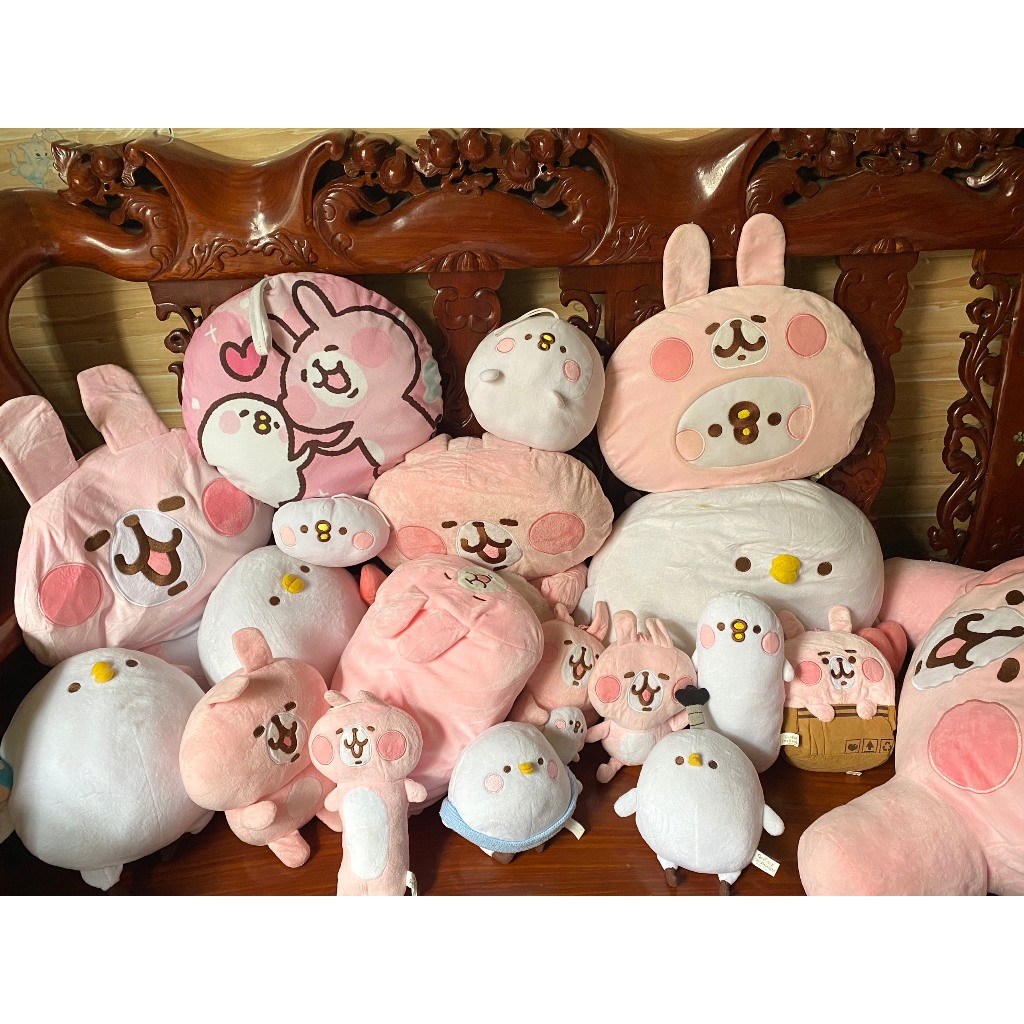 Gấu bông thỏ Usagi và gà Piske