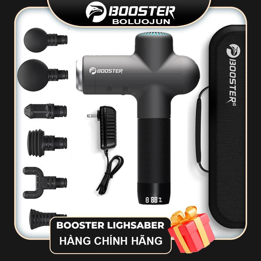 Súng massage gun Ai Booster Lightsaber, Máy massage gun thư giãn cơ, trị liệu, 4 chế độ, 5 tốc độ, C