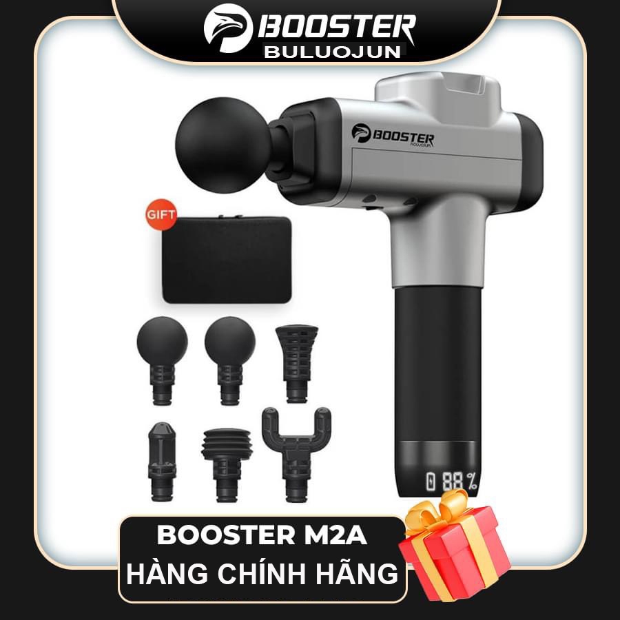 BOOSTER M2-A - Máy massage gun cầm tay, Máy massage cầm tay BOOSTER M2 - A Công suất 135W, 6 đầu massage, 4 Tốc độ