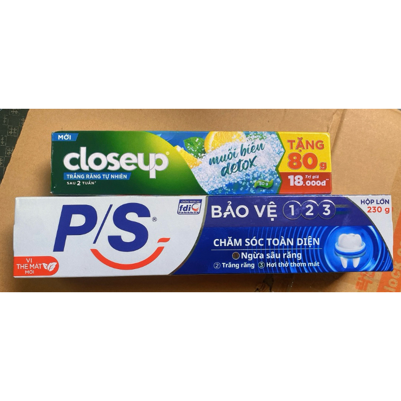 Kem đánh răng P/s 230g tặng hộp 80g