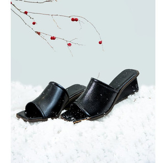 Olv - dép carla black heels