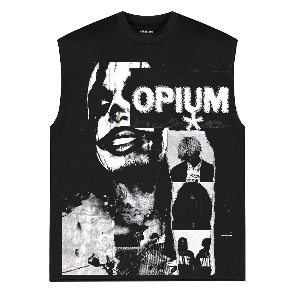 Áo Thun Tanktop Opium Man Punk MASTER Unisex Cotton Cổ Tròn