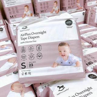 (SALE SHOCK TRÊN LIVE) Bỉm đêm Applecrumby bản Mega khô kinh khủng (Mẫu mới)