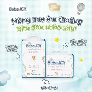  Tã Bỉm Bebejoy Hàn Quốc Cao Cấp có đủ size cho bé