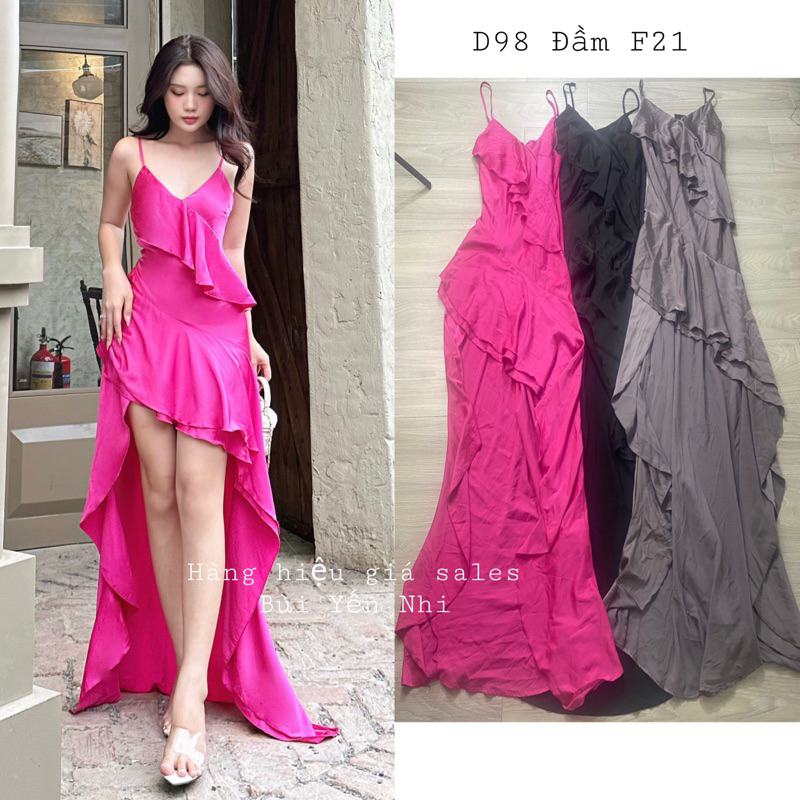 d98 đầm maxi bèo f21