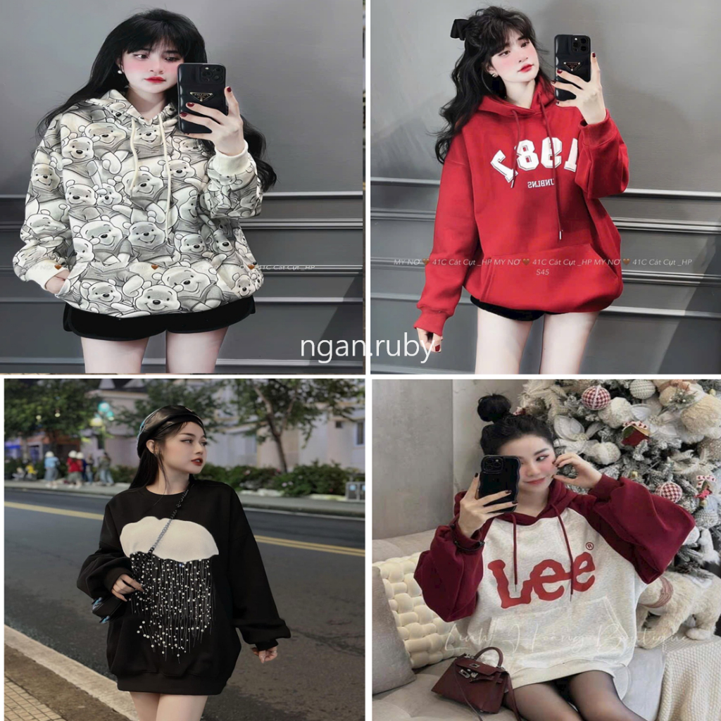 Áo Nỉ Dài Tay Mới về Siêu Hót