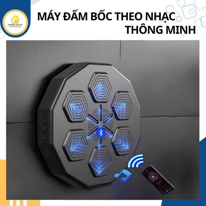Máy Tập Boxing Âm Nhạc Thông Minh Thế Hệ Mới, Máy Đấm Bốc Tại Nhà
