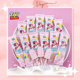 Lẻ 1 cái _ Kẹo mút gấu dâu sữa mix vị dâu chua chua ngọt ngọt