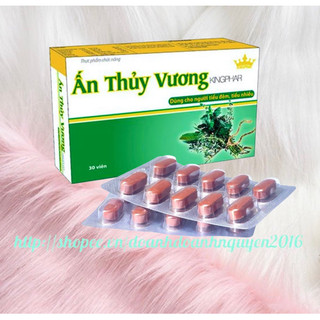 ẤN THỦY VƯƠNG Kingphar Hộp 30 Viên -Giúp bổ thận, cố tính, ấm bàng quang, tiểu khó, tiểu buốt, tiểu không tự chủ.