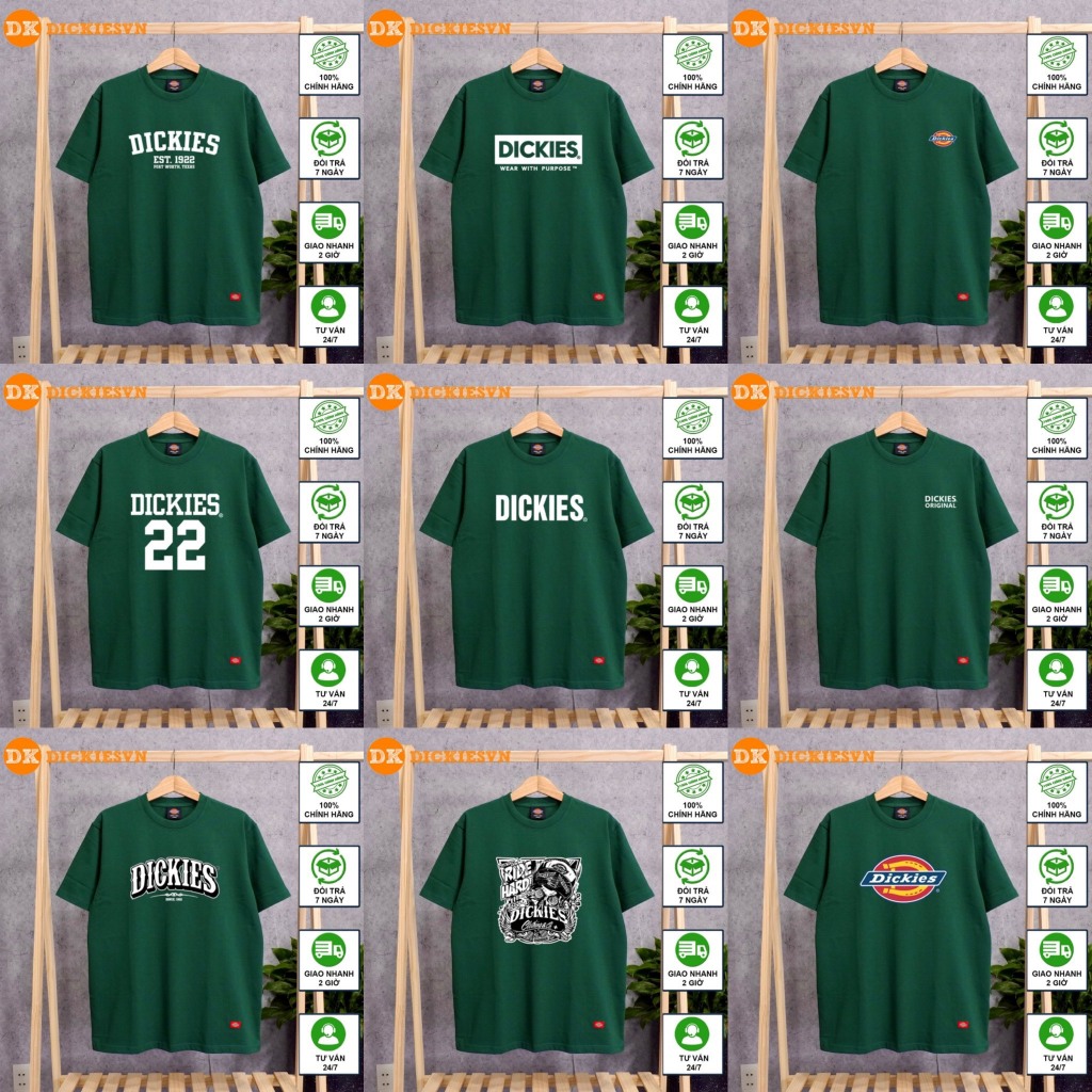 Tshirt Dickie.s - áo thun dickie.s nam, nữ
