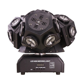 Đèn Moving 18 Mắt 3 Đầu Đảo Xoay (Led + Laser)