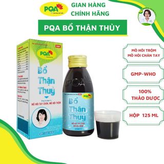 PQA Bổ Thận Thủy thảo dược hỗ trợ người bị mồ hôi trộm, mồ hôi chân tay - hộp 125ml