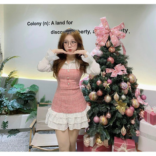 [Ảnh Thật / Sẵn] 🌿VÁY SƠ MI DÁNG LIỀN 3 TẦNG *LYLY DRESS TWEET*