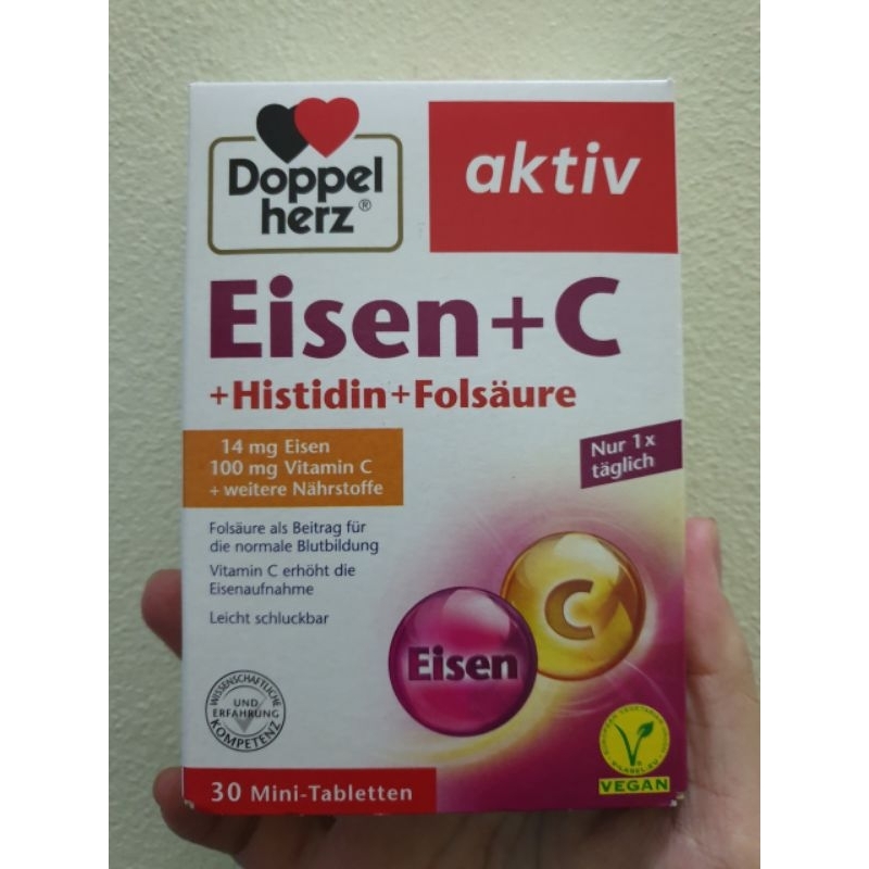 Viên bổ sung sắt Eisen + C Đức