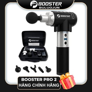 Súng massage cầm tay cao cấp booster pro 2 - 135w, 9 cấp độ, 6 đầu mát xa