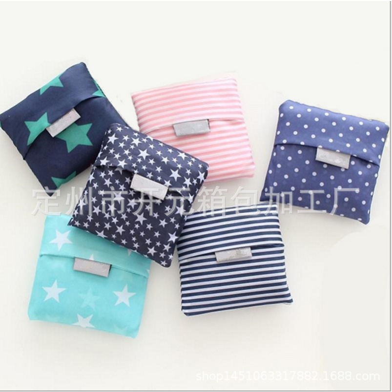 [D124] Túi mua sắm đựng đồ gấp gọn du lịch tiện lợi