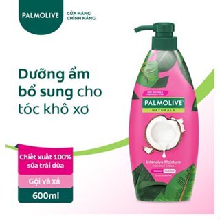 Dầu gội Palmolive kèm xả 2 trong 1 Dưỡng Ẩm bổ sung từ sữa dừa 600ml