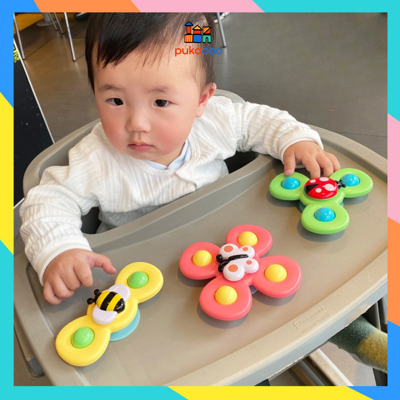 Đồ Chơi Con Quay Spinner Vui Nhộn Cho Bé, Con Quay Dán Tường, Dán Kính Ô Tô Nhiều Màu Sắc Kích Thích Giác Quan.