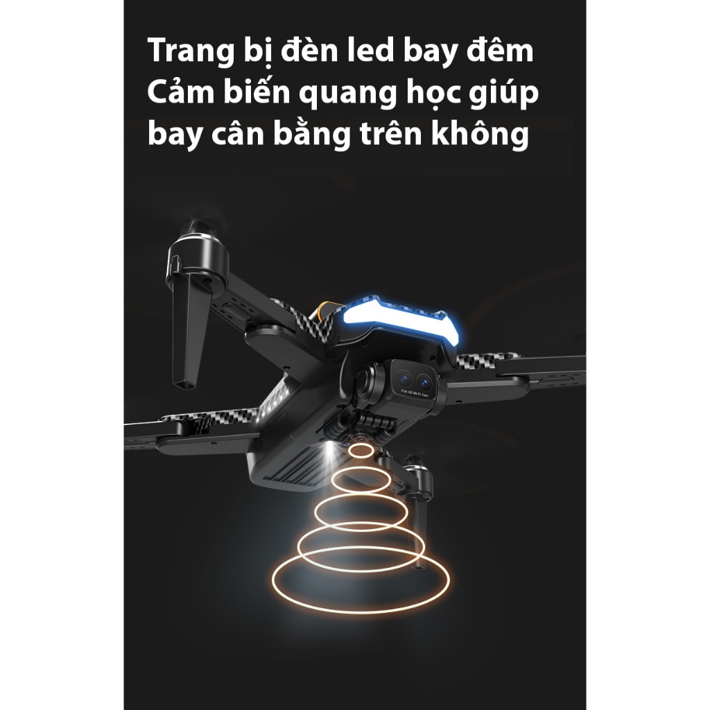 Fly cam A14 Pro, bản nâng cấp của máy bay A13, Động cơ không chổi than, Pin 2500mAh bay 25 phút | BigBuy360 - bigbuy360.vn