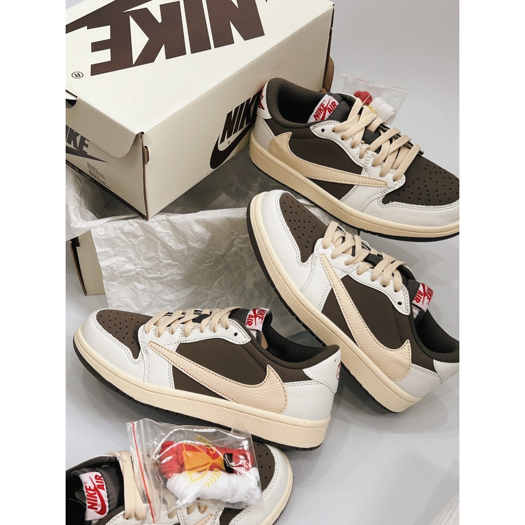 Giày Travis Scott x Air Jordan 1 Low OG SP ‘Black Phantom’ DM7866-001 - BẢN CAO CẤP FULLBOX, Jordan_Low Travis Scott