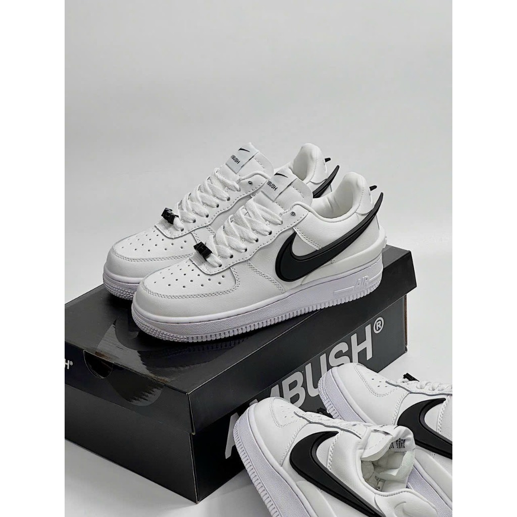 Giày_Nike Air Force 1  AMBUSH Low Phantom   , giày Af1 AMBUSH full trắng bản S.Cấp trung full phụ kiện hot 2023