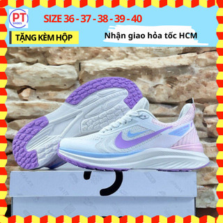 (Có 6 MÀU | GIAO HỎA TỐC) Giày THỂ THAO CHẠY BỘ NỮ N168 Form SIÊU NHẸ đi ÊM CHÂN (TẶNG KÈM HỘP)