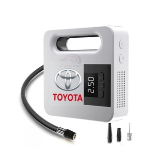 Máy Bơm Lốp Xe Ô Tô Điện Tử TOYOTA Thông Minh Tự Ngắt-Hàng Chính Hãng