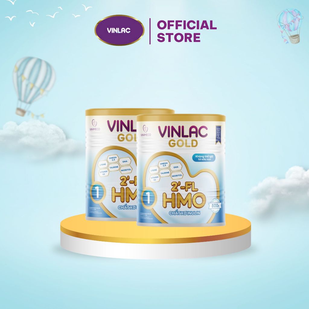 [Combo 2 Lon] Sữa Bột Vinlac Gold số 1 800g