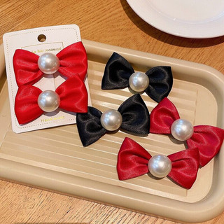 Set 2 kẹp tóc nơ , kẹp tóc mái cho bé gái