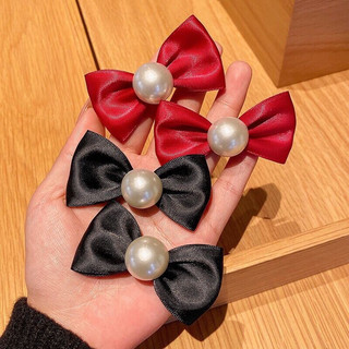 set 2 kẹp tóc nơ , kẹp tóc mái cho bé gái
