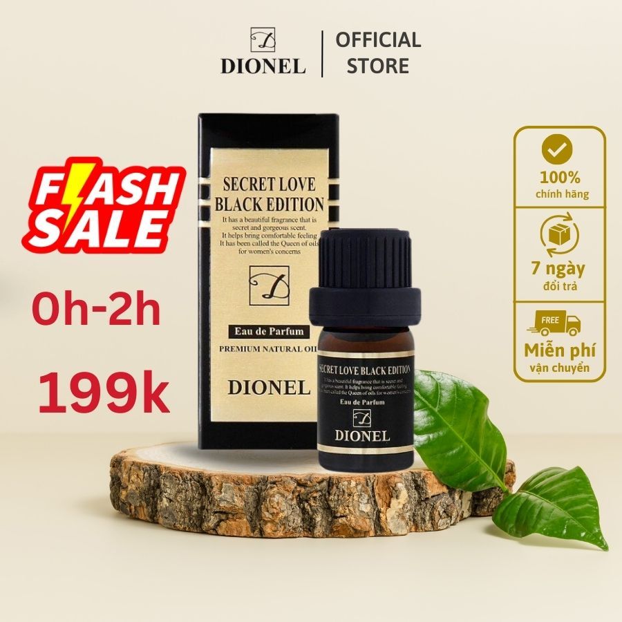 Nước Hoa Vùng Kín Dionel Secret Love Original Black Edition Bí ẩn 5ml - Che tên sản phẩm