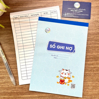 Sổ ghi nợ khổ a5/ 70 tờ giấy 80gsm