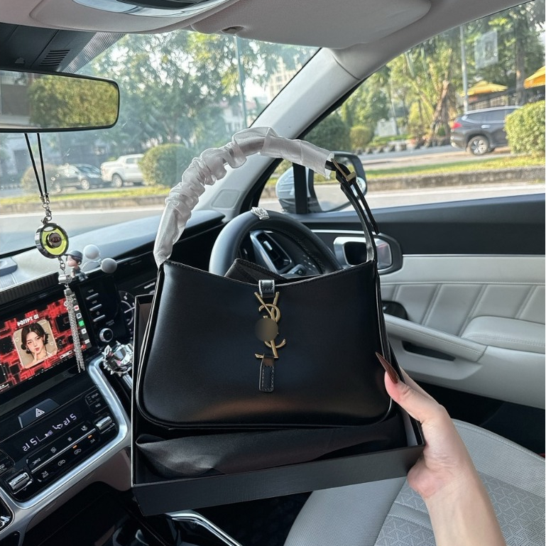Túi xách nữ túi kẹp nách size 23 fullbox chất da trơn sang chảnh - Lucky9store