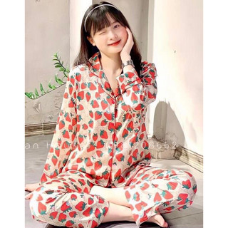 Đồ bộ pijjama lụa mềm mịn mango latin satin chuẩn size 40/60kí