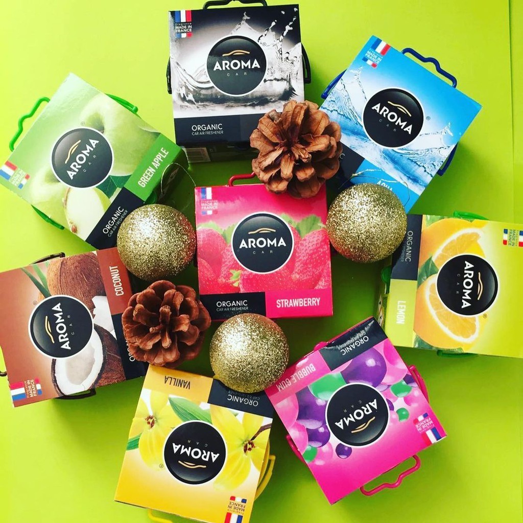 Sáp Thơm Xe Hơi - Sáp Thơm Aroma Car -CHÍNH HÃNG- Sáp Thơm Organic nhập khẩu Pháp - SD 3-4 tháng