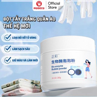 Bột Tẩy Trắng Quần Áo Modeco 260g - Làm Sạch Vải Ố Vàng, Vết Bẩn Khó Giặt, Quần Áo Bị Mốc - Hàng Chính Hãng
