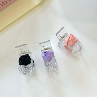 Kẹp tóc càng cua 3 chấu đính hoa đáng yêu Modleaf Rosie clip Hàn Quốc