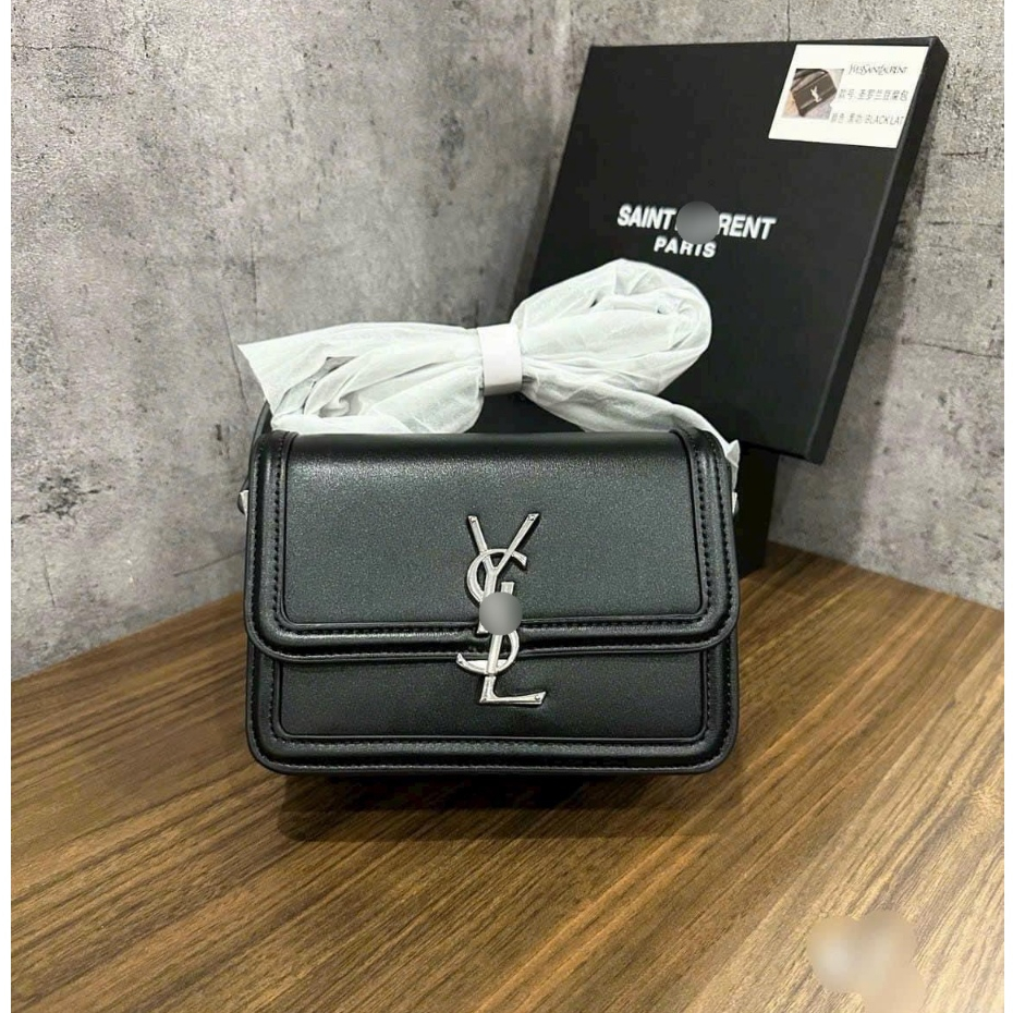 Túi xách nữ túi đeo chéo size 18 dáng vuông chất da đẹp phong cách đơn giản fullbox - Lucky9store